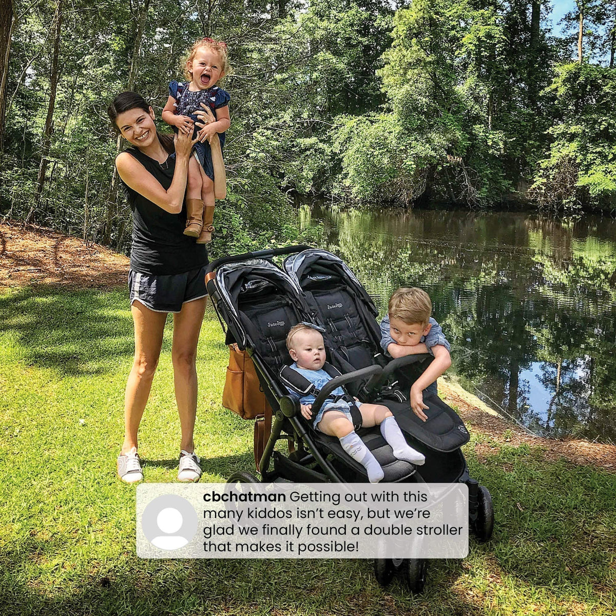 Jeep Destination Ultralight Side By Side Double Stroller With Lightweight Frame And Smooth Ride — image 4