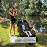 Jeep Destination Ultralight Side By Side Double Stroller With Lightweight Frame And Smooth Ride thumbnail 4