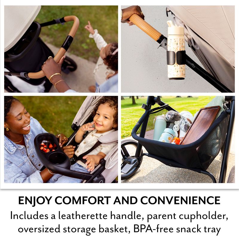 Evenflo Pivot Travel System With LiteMax NXT Infant Car Seat - 6 Modes And Upgraded Wheels For A Smooth Ride — image 5