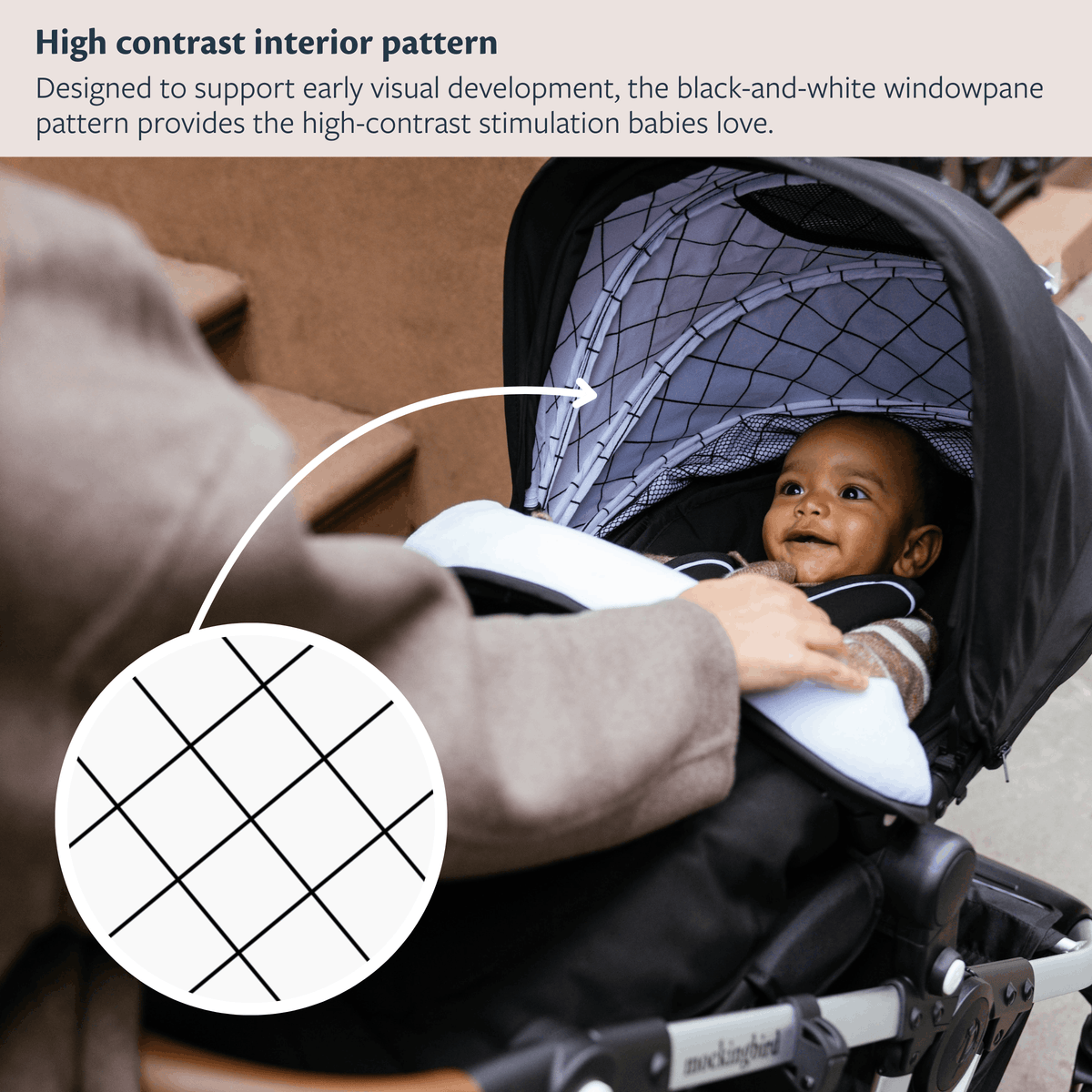 Mockingbird Single-to-Double Stroller 3 Point 0 - Birth to Toddler With Lie-Flat Bassinet and Forty Car Seat Adapters — image 2