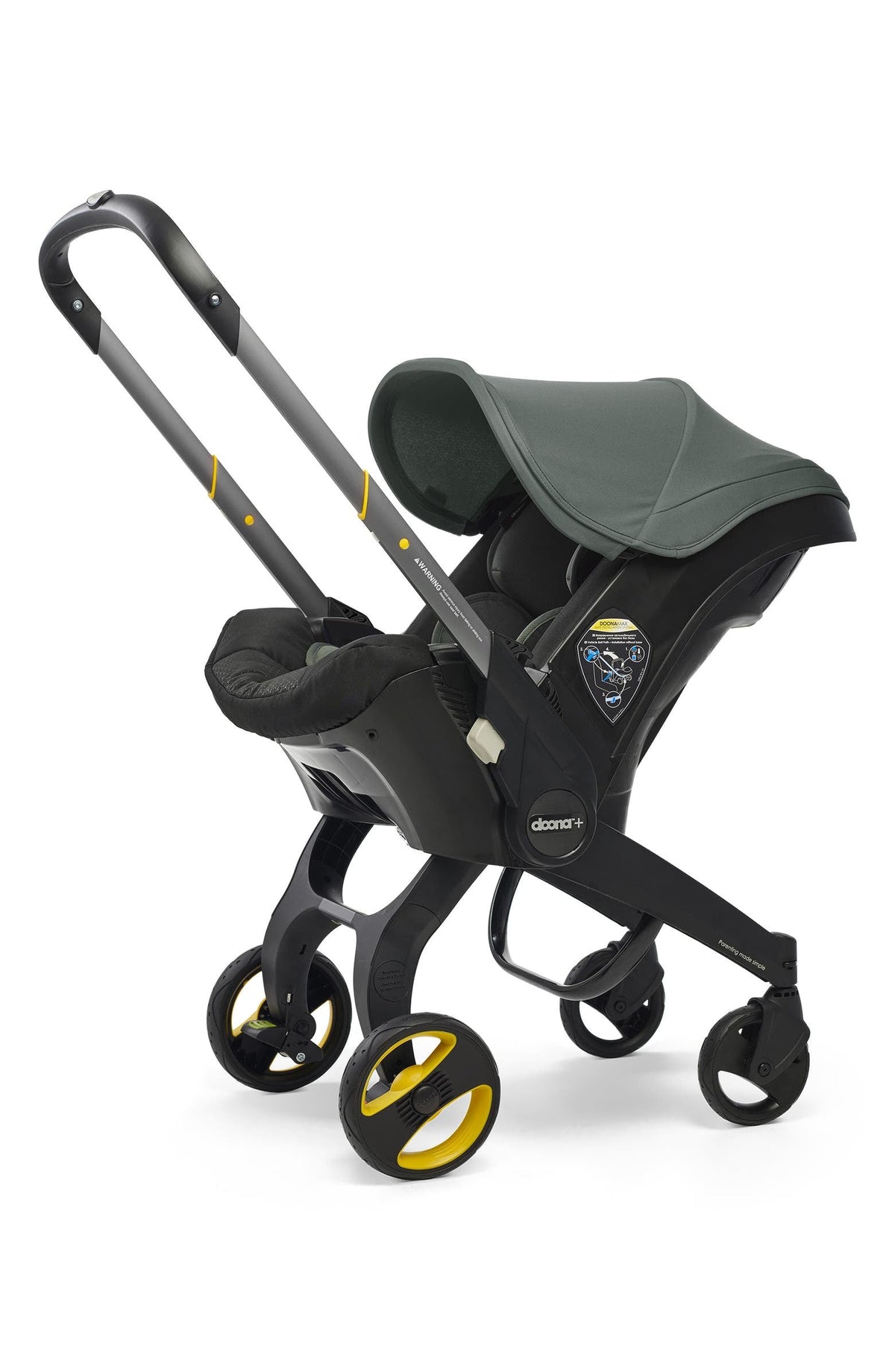 NovaBaby Convertible Infant Car Seat And Compact Stroller System With Base - Air Travel Certified For Easy Airports — image 18