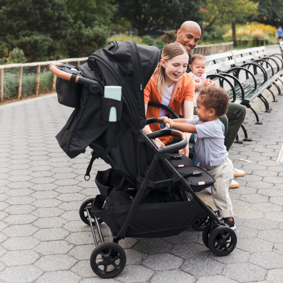 Zoe Twin V2 Double Stroller - Ultra Compact Lightweight Design That Fits Through Standard Doorways — image 4