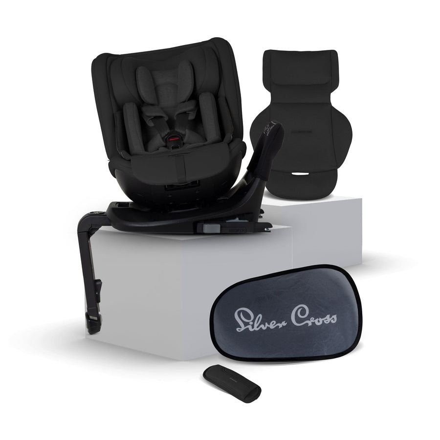 Silver Cross Motion 3 All-Size 360 Car Seat - Iconic Black