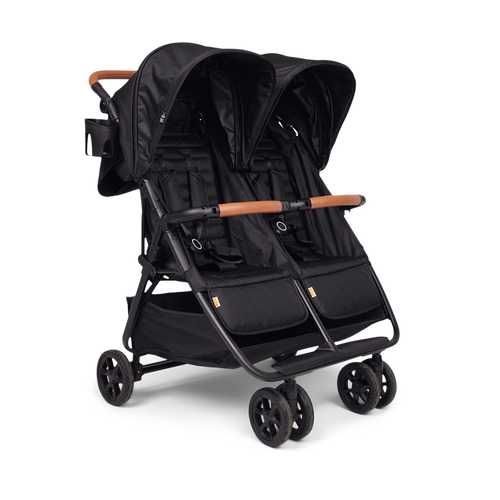 Zoe Twin V2 Double Stroller - Ultra Compact Lightweight Design That Fits Through Standard Doorways
