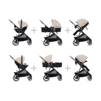 Evenflo Shyft Intuiti+ Travel System Featuring Revolve180 LiteMax NXT With SensorySoothe - Ultra Smooth Maneuverability thumbnail 4