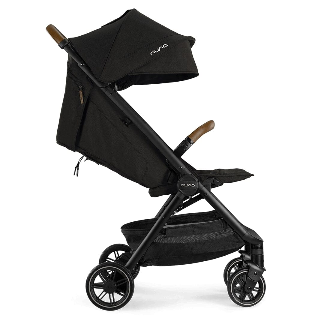 Nuna TRVL Self-Folding Compact Stroller - One-Hand Fold For Ultra-Compact Free-Standing Convenience — image 5