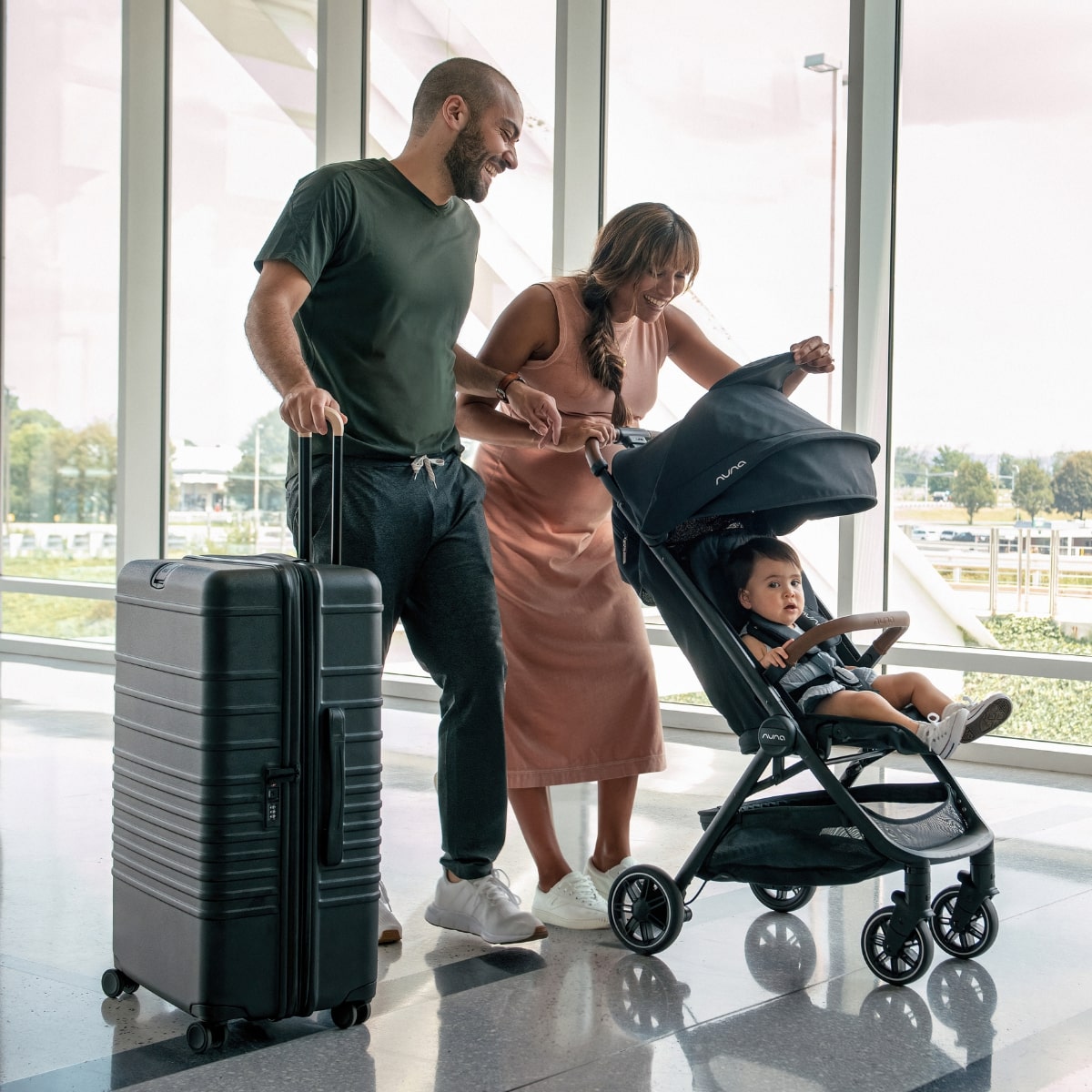 Nuna TRVL Self-Folding Compact Stroller - One-Hand Fold For Ultra-Compact Free-Standing Convenience — image 6