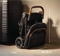 Nuna TRVL Self-Folding Compact Stroller - One-Hand Fold For Ultra-Compact Free-Standing Convenience thumbnail 7