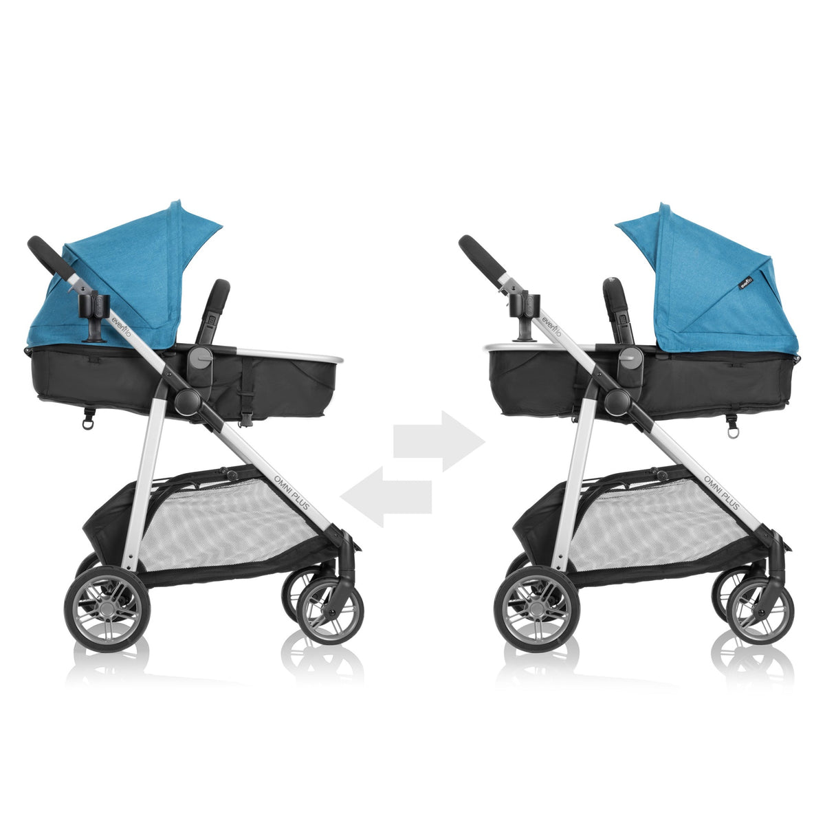 Evenflo Omni Plus Travel System With LiteMax Sport Rear-Facing Infant Car Seat - Modular Convenience For Families — image 4
