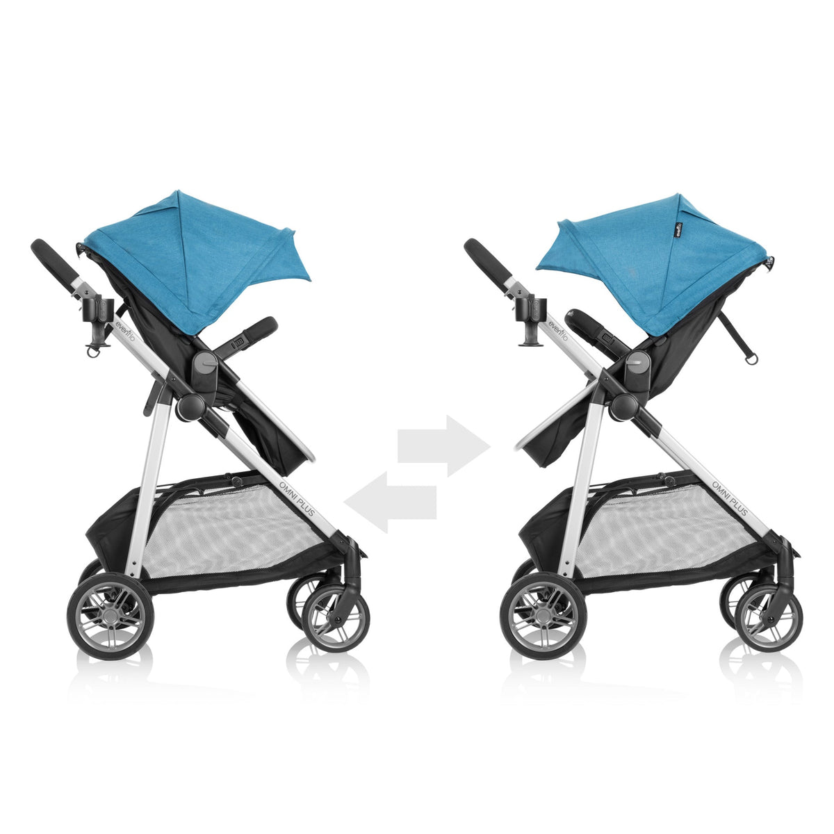 Evenflo Omni Plus Travel System With LiteMax Sport Rear-Facing Infant Car Seat - Modular Convenience For Families — image 5
