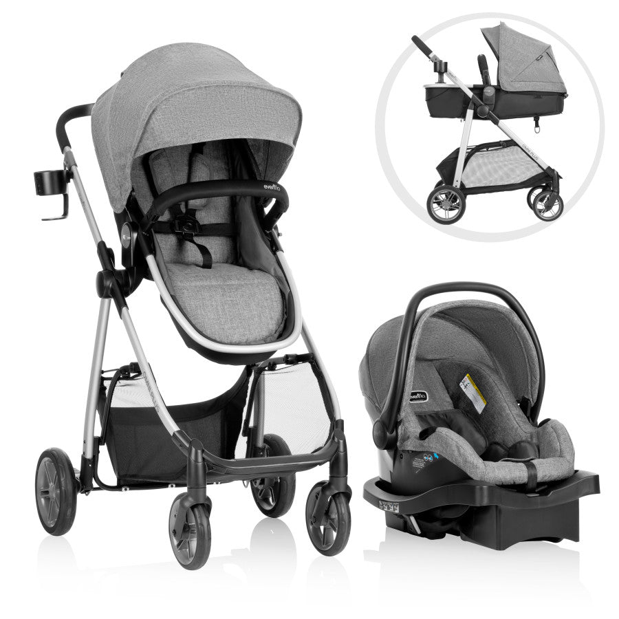 Evenflo Omni Plus Travel System With LiteMax Sport Rear-Facing Infant Car Seat - Modular Convenience For Families — image 11