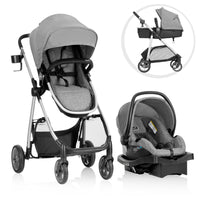 Evenflo Omni Plus Travel System With LiteMax Sport Rear-Facing Infant Car Seat - Modular Convenience For Families thumbnail 11